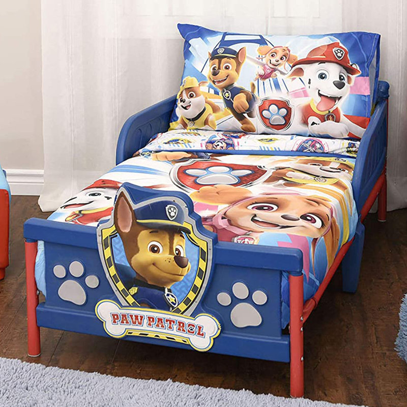 pink toddler bedding